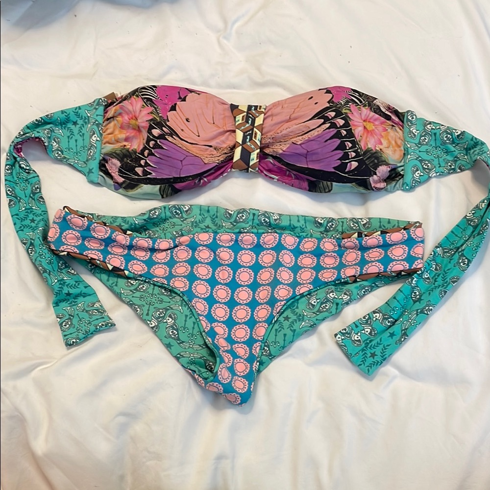 Colourful Maaji Bikini Set in size M